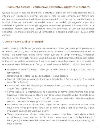 Riassunto di Business english
