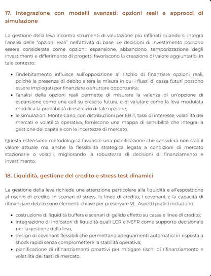 Riassunto di Finanza Aziendale