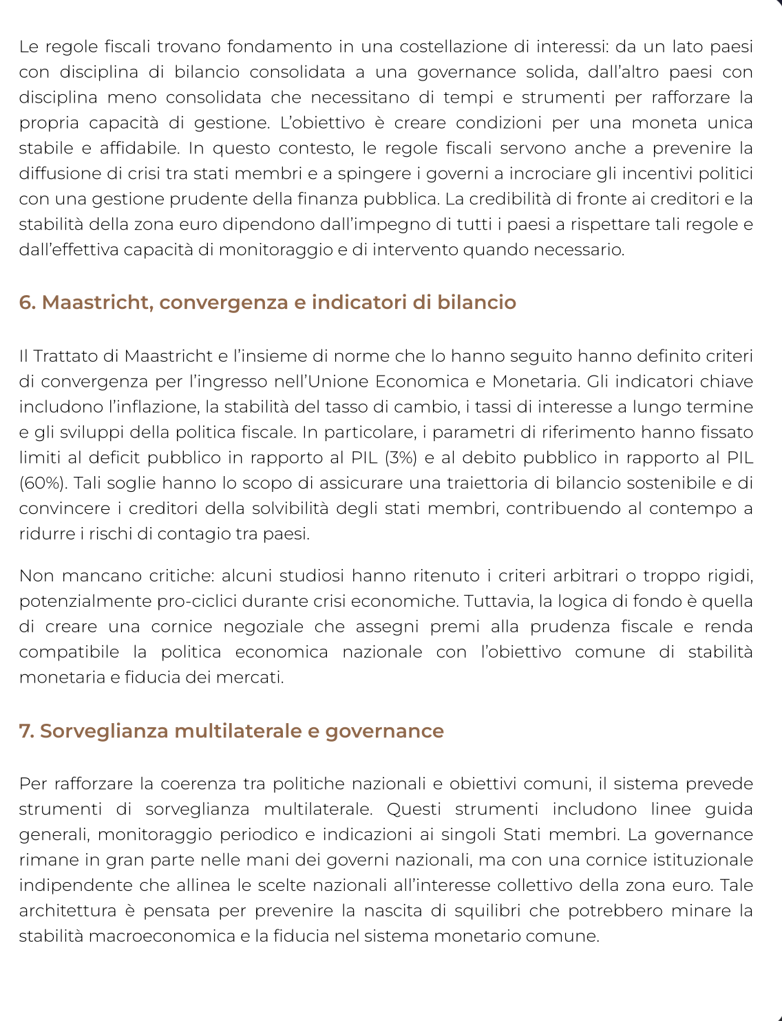 Riassunto di Politica economica