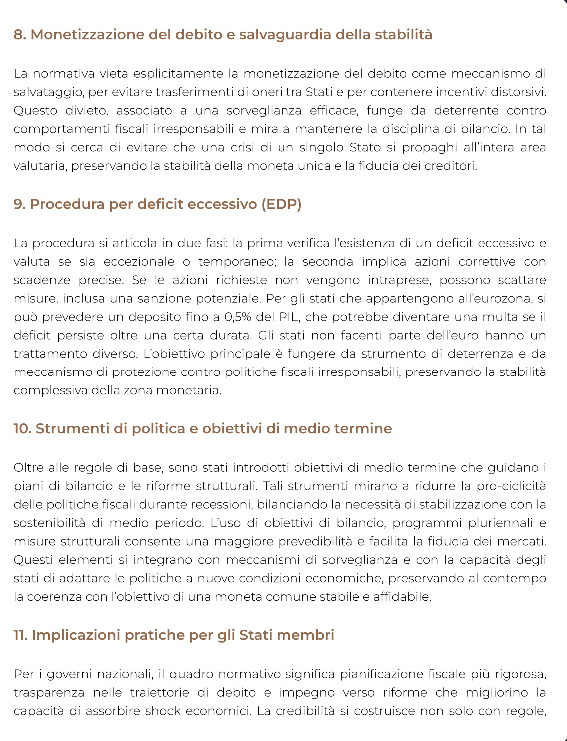 Riassunto di Politica economica