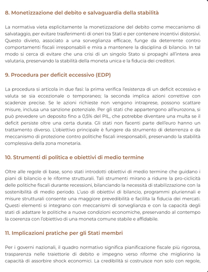 Riassunto di Politica economica