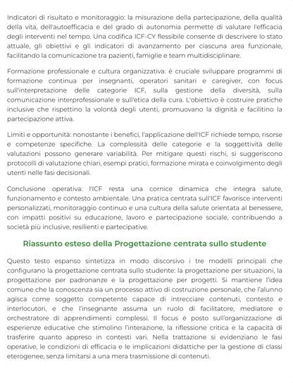 Riassunto di Didattica speciale
