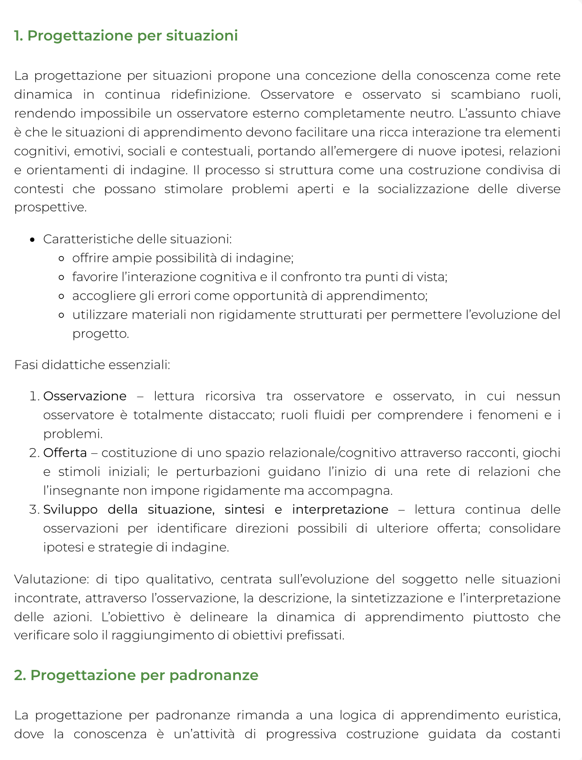 Riassunto di Didattica speciale