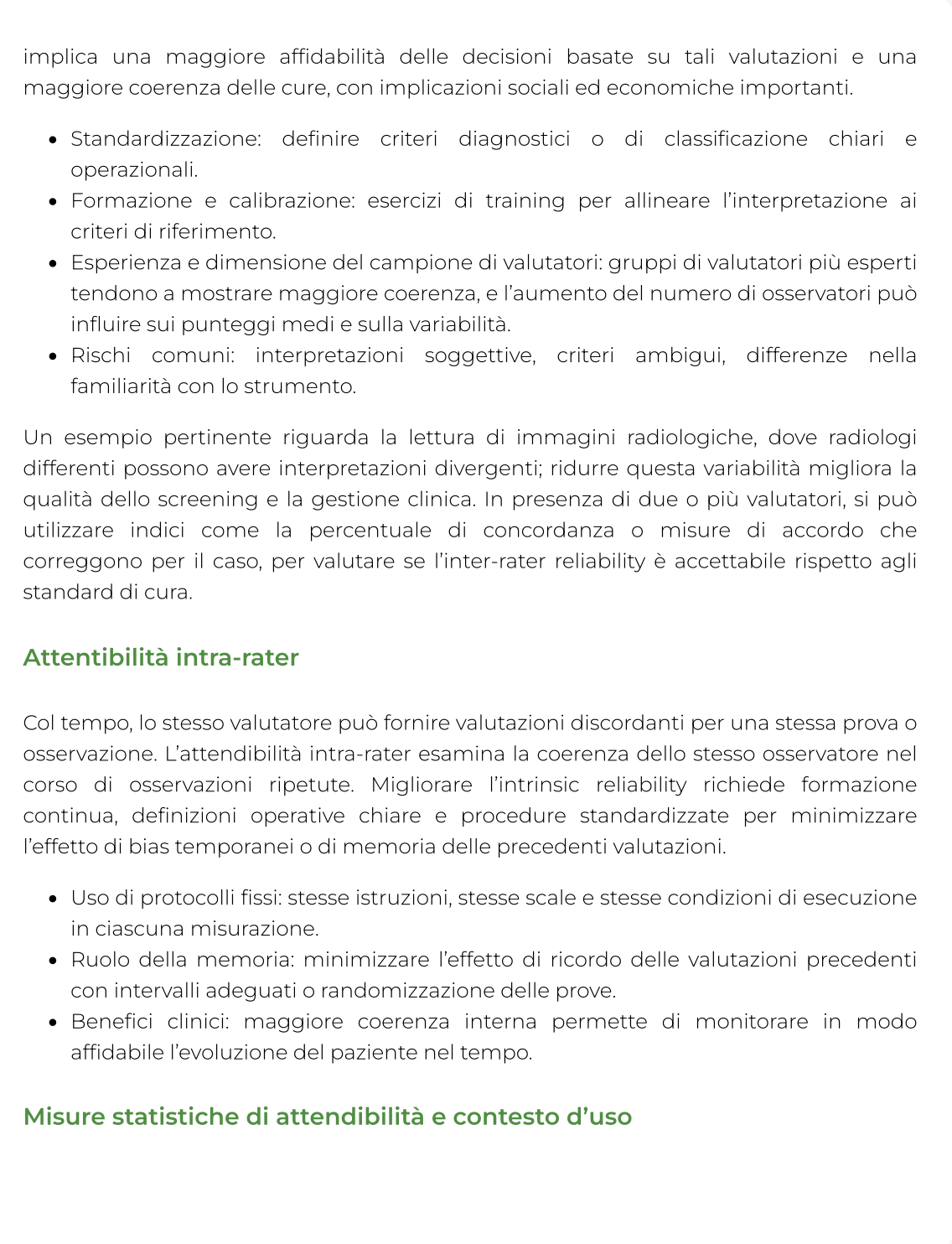 Riassunto di Statistica medica