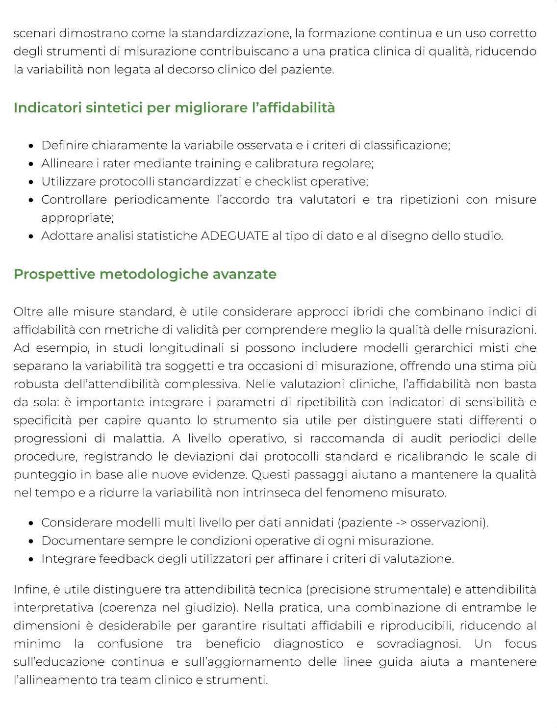 Riassunto di Statistica medica