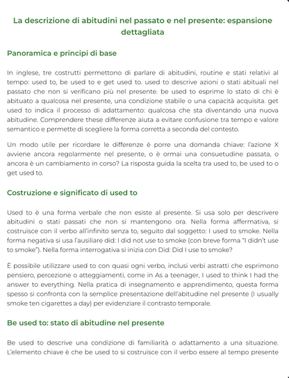 Riassunto di Lingua inglese