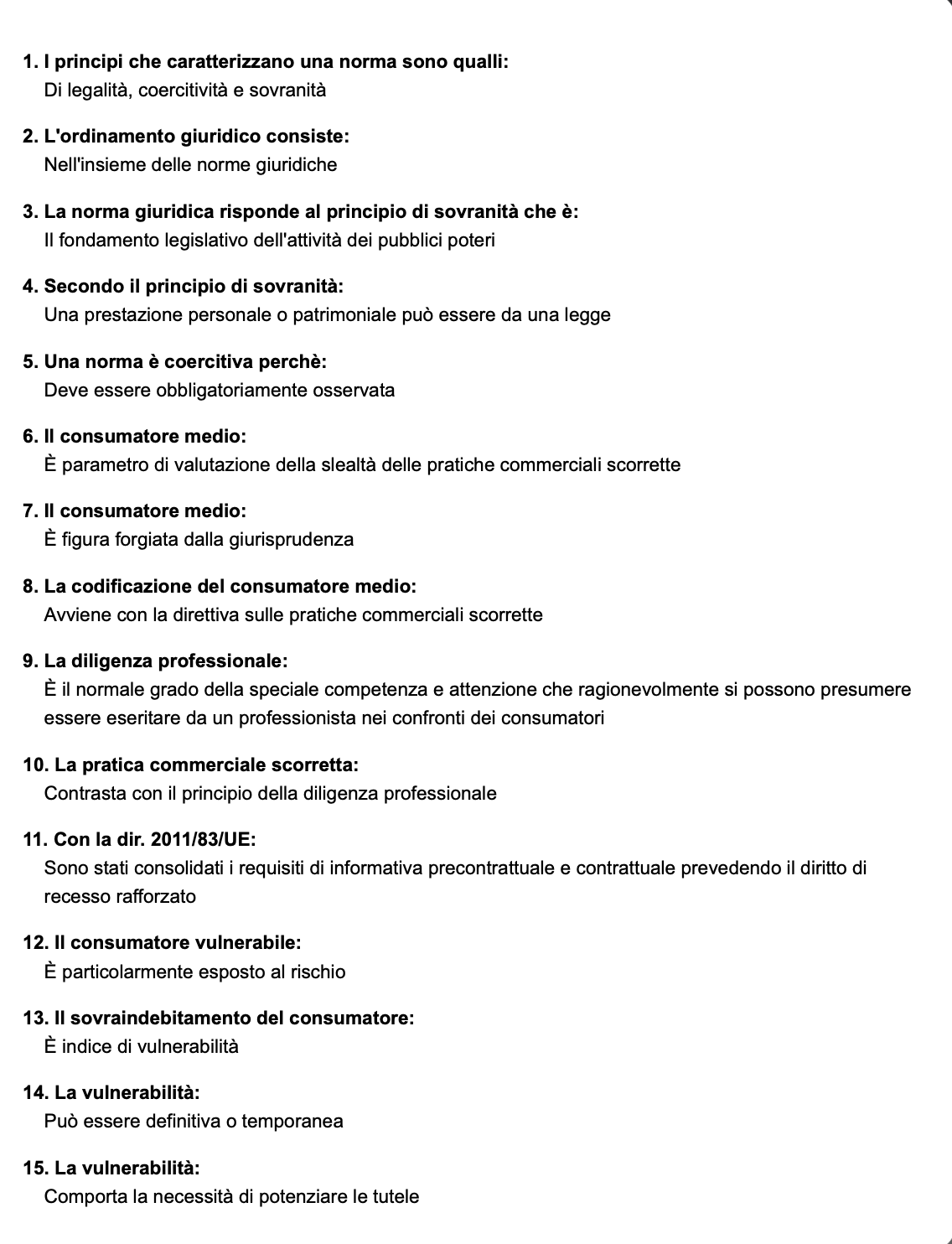 Economia e diritto dei consumi