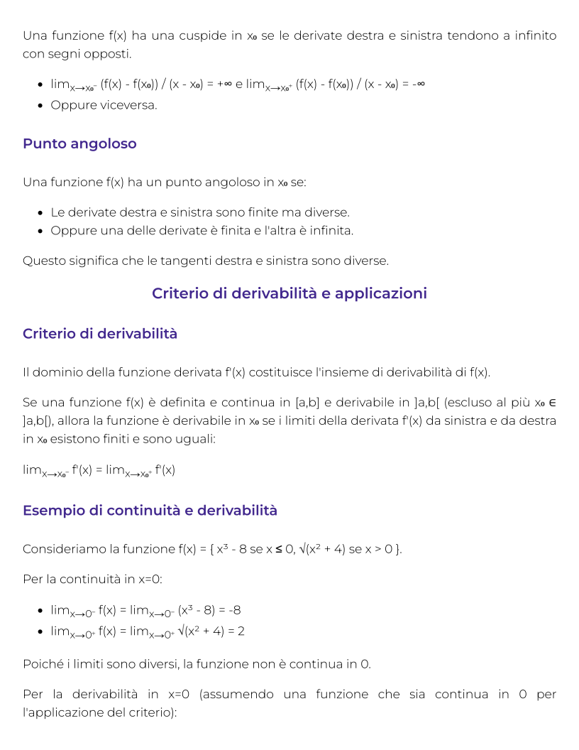 Riassunto di Analisi matematica