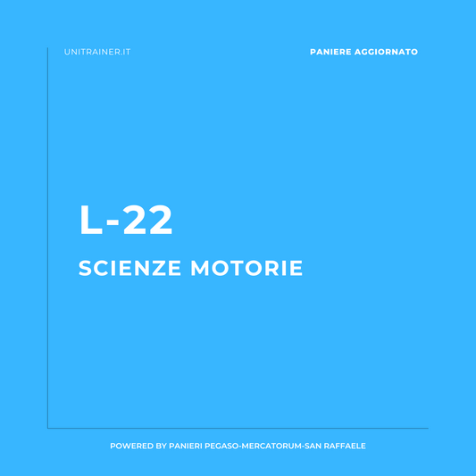 Paniere aggiornato Anatomia umana (curriculum calcio) L-22 | Scienze motorie San Raffaele San Raffaele, L-22 | Scienze motorie San Raffaele