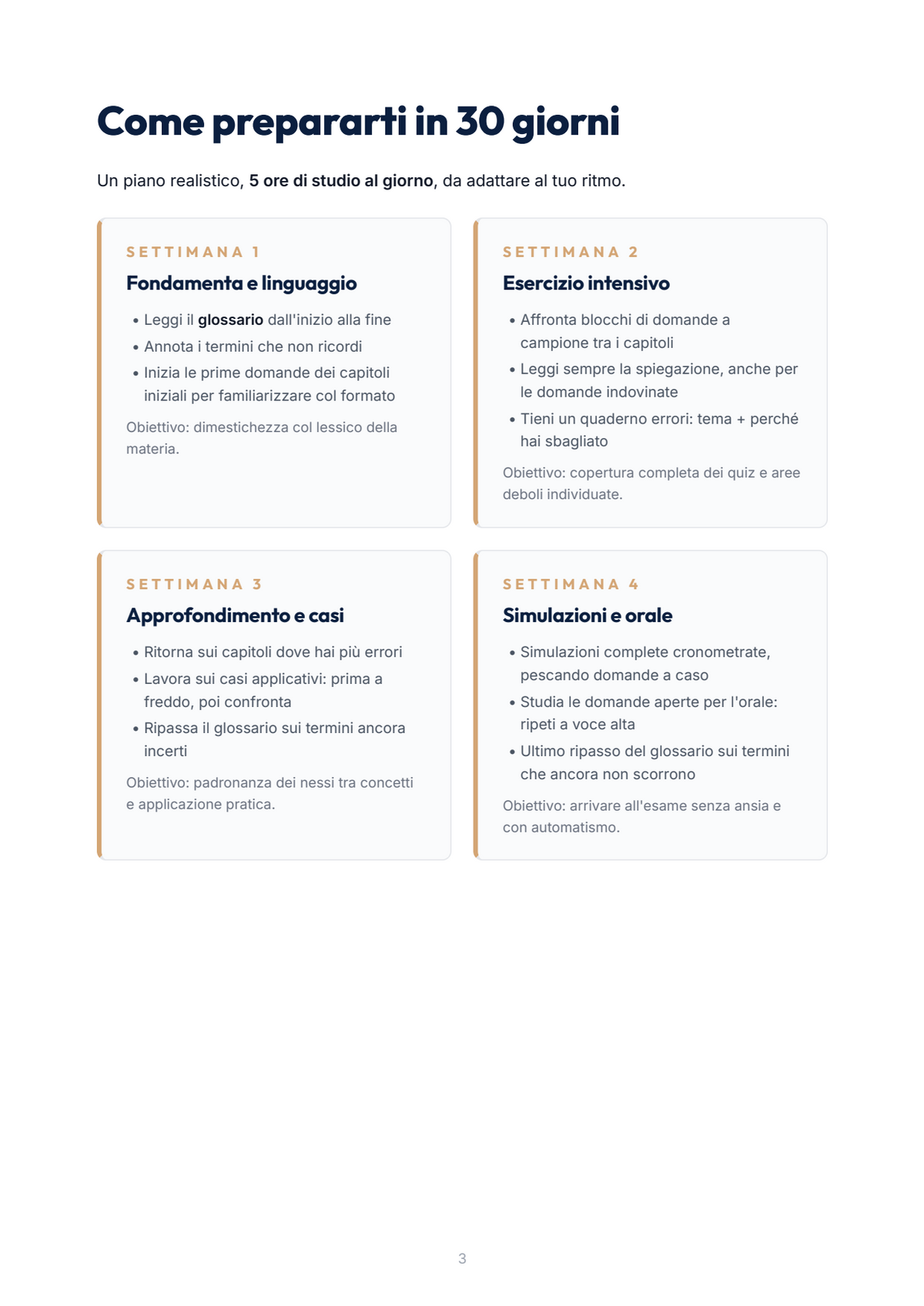 Lèssico · anteprima 2/10 — Piano di studio in 30 giorni — Lingua inglese (ed. 3.0)