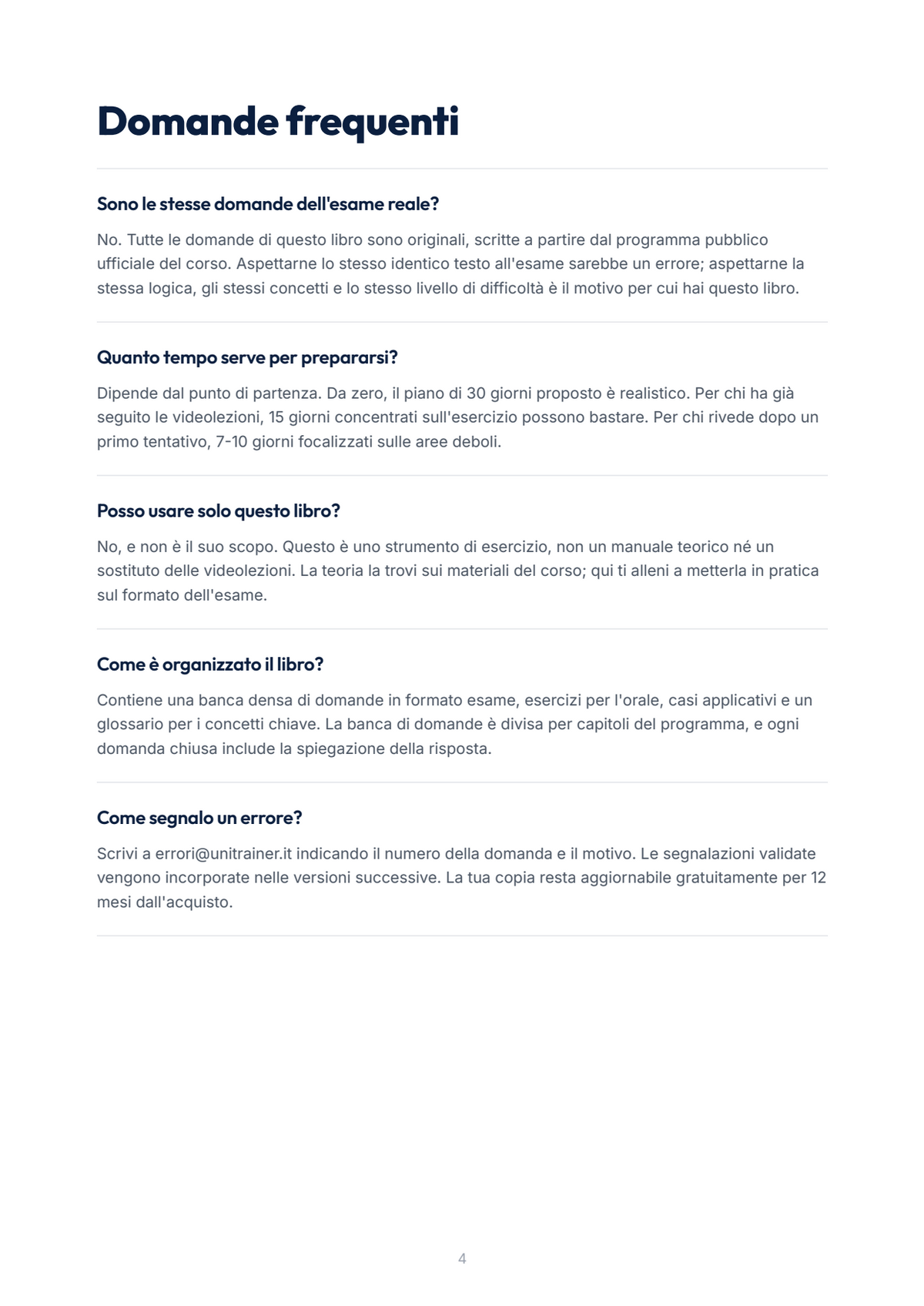 Lèssico · anteprima 3/10 — Domande frequenti — Lingua inglese (ed. 3.0)