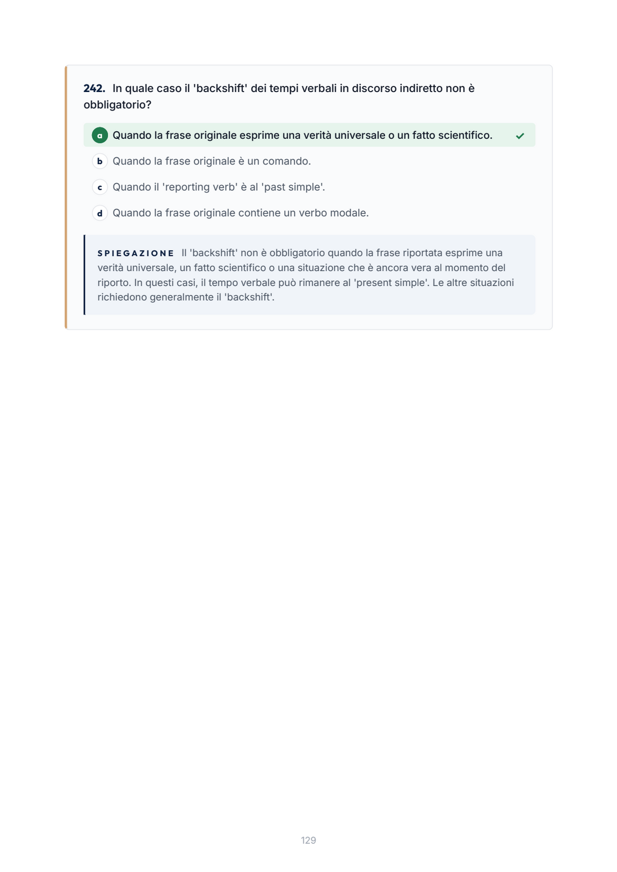 Lèssico · anteprima 6/10 — Banca domande — Lingua inglese (ed. 3.0)