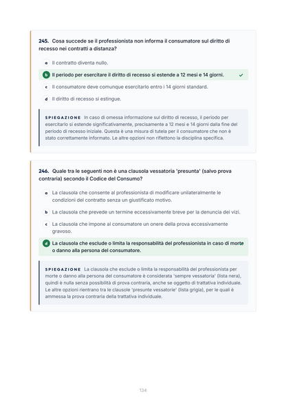Lèssico · anteprima 6/10 — Banca domande — Diritto privato (ed. 1.0)