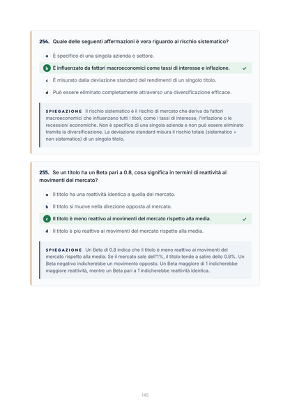 Lèssico · anteprima 6/10 — Banca domande — Finance and Venture Capital (ed. 1.0)