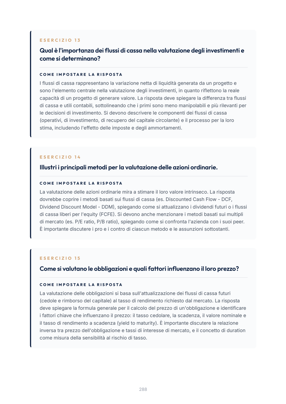 Lèssico · anteprima 8/10 — Esercizi per l'orale — Finance and Venture Capital (ed. 1.0)