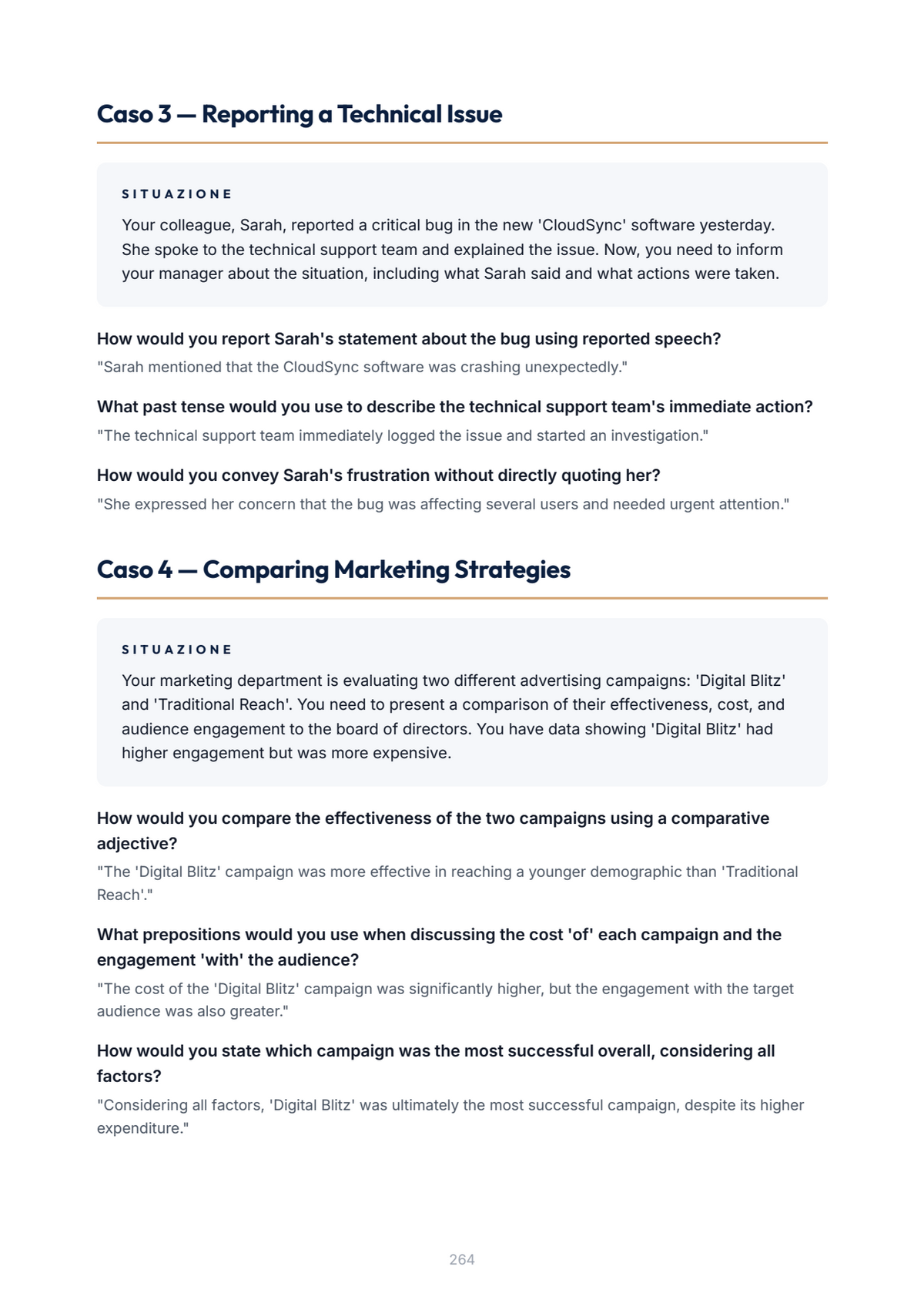 Lèssico · anteprima 9/10 — Casi applicativi — Lingua inglese (ed. 3.0)