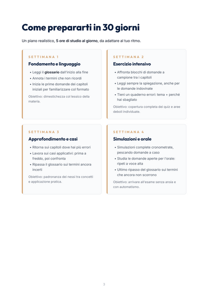 Lèssico · anteprima 2/10 — Piano di studio in 30 giorni — Scienze tecniche dietetiche applicate (ed. 1.0)
