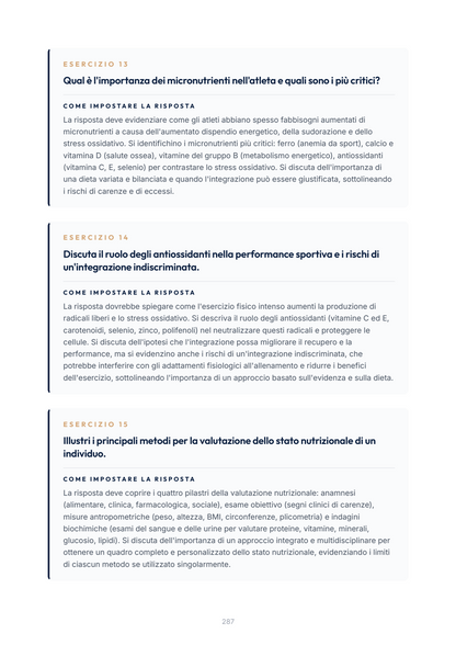 Lèssico · anteprima 8/10 — Esercizi per l'orale — Scienze tecniche dietetiche applicate (ed. 1.0)