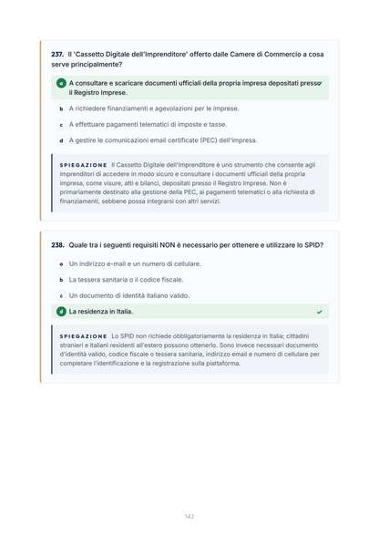 Lèssico · anteprima 6/10 — Banca domande — Comunicare e interagire con la pubblica amministrazione (ed. 1.0)