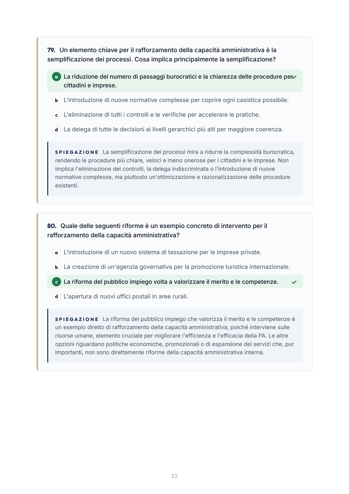Lèssico · anteprima 5/10 — Banca domande — Comunicare e interagire con la pubblica amministrazione (ed. 1.0)