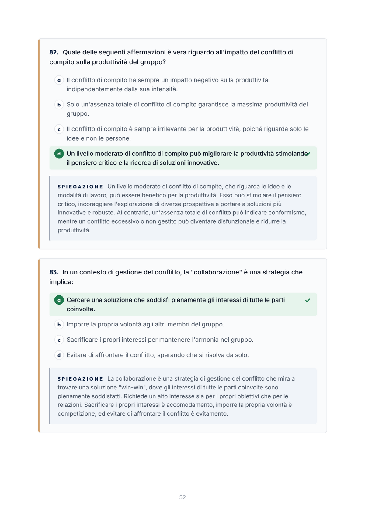 Lèssico · anteprima 5/10 — Banca domande — Psicologia delle emergenze (ed. 1.0)