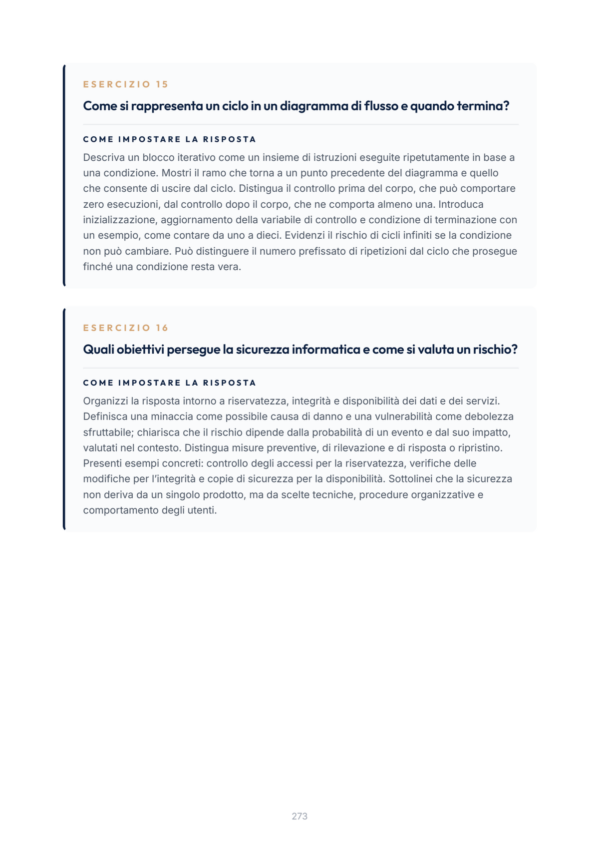 Lèssico · anteprima 8/10 — Esercizi per l'orale — Abilità informatiche e telematiche (ed. 2.1)