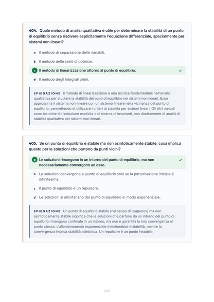 Lèssico · anteprima 7/10 — Banca domande — Analisi Matematica II (ed. 1.0)