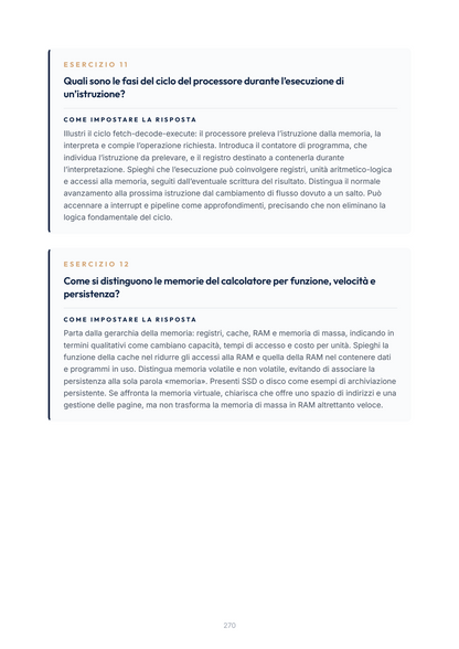 Lèssico · anteprima 8/10 — Esercizi per l'orale — Fondamenti di Informatica (ed. 1.0)