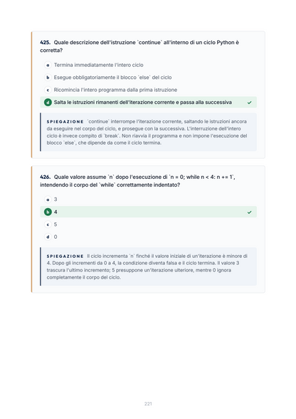 Lèssico · anteprima 7/10 — Banca domande — Fondamenti di informatica (ed. 1.0)