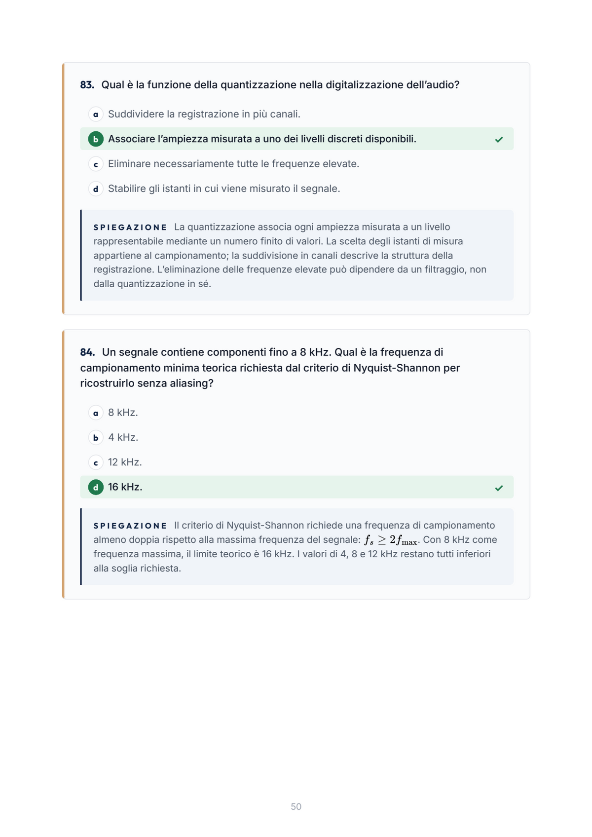 Lèssico · anteprima 5/10 — Banca domande — Fondamenti di informatica (ed. 1.0)
