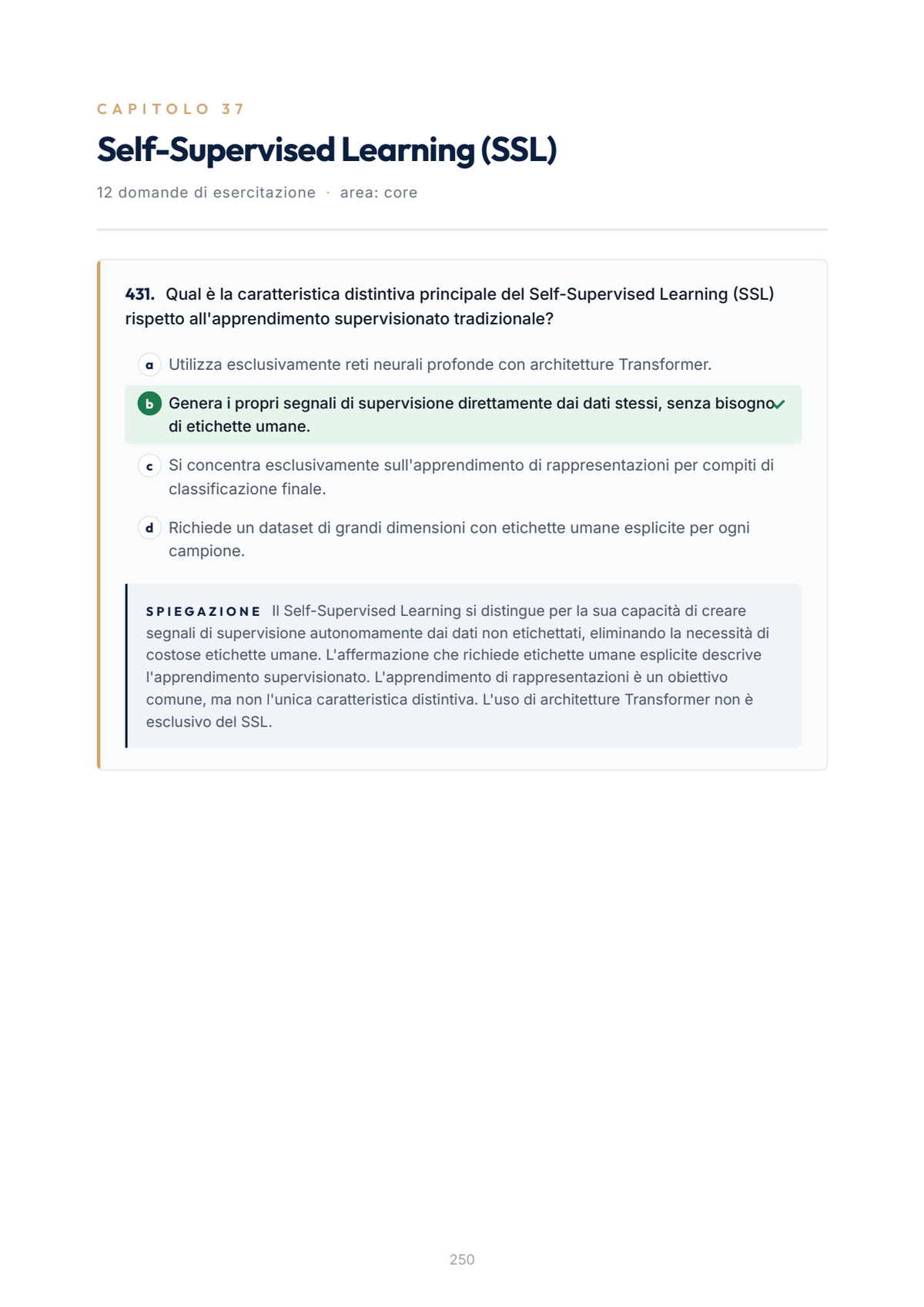 Lèssico · anteprima 7/10 — Banca domande — Visione computerizzata e sistemi cognitivi (ed. 1.0)