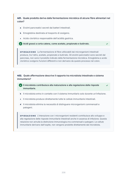 Lèssico · anteprima 7/10 — Banca domande — Nutraceutica fisio-biologica (ed. 1.0)