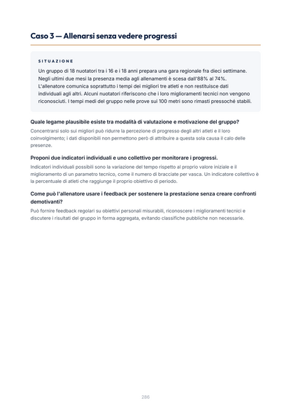 Lèssico · anteprima 9/10 — Casi applicativi — Organizzazione e leadership dei gruppi sportivi (ed. 1.0)