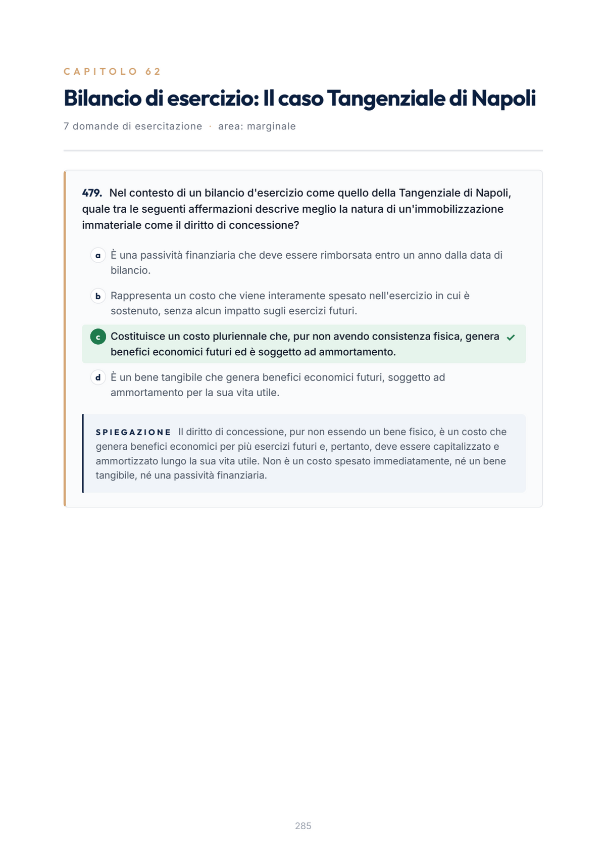 Lèssico · anteprima 7/10 — Banca domande — Principi contabili (ed. 1.1)