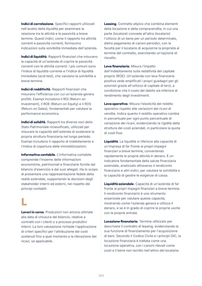 Lèssico · anteprima 10/10 — Glossario — Principi contabili (ed. 1.1)