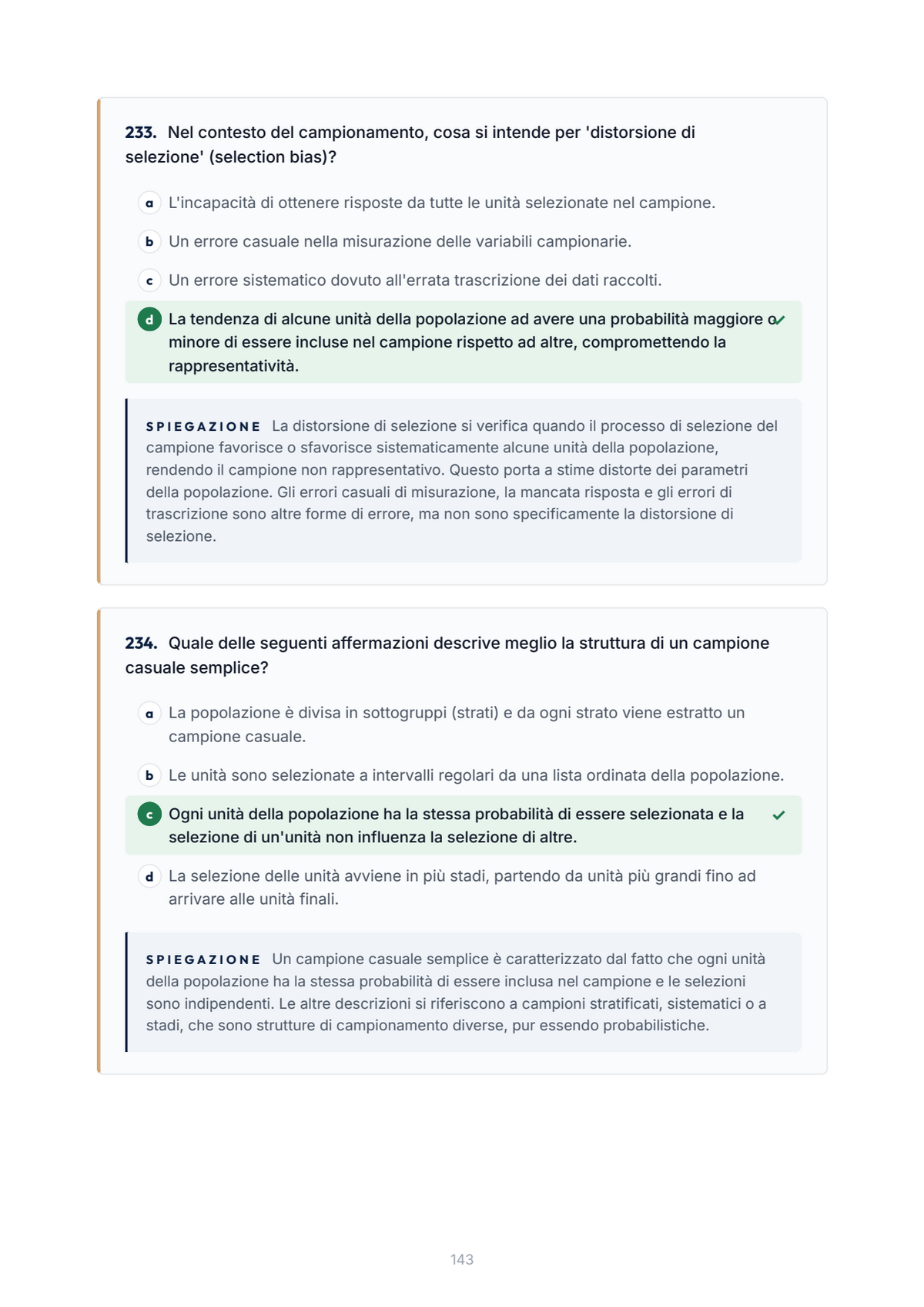 Lèssico · anteprima 6/10 — Banca domande — Statistica aziendale (ed. 1.0)