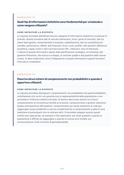 Lèssico · anteprima 8/10 — Esercizi per l'orale — Statistica aziendale (ed. 1.0)