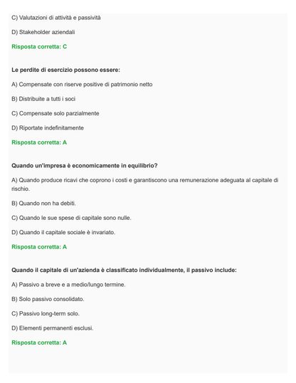 Metodologie e determinazioni quantitative d'azienda