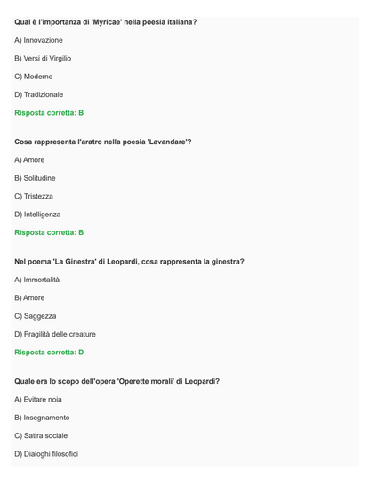 Letteratura Italiana