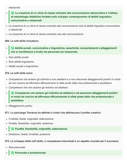 Didattica generale - SINGOLO 12 CFU
