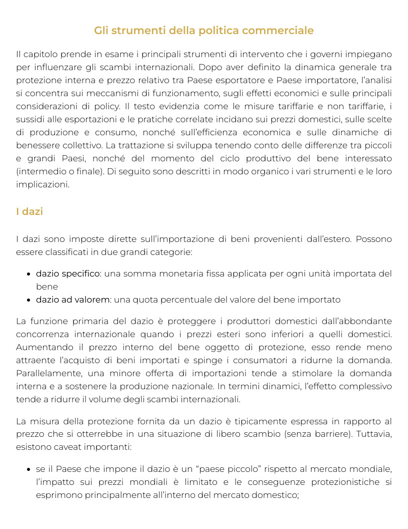 Riassunto di Economia internazionale - 0612406SECSP01