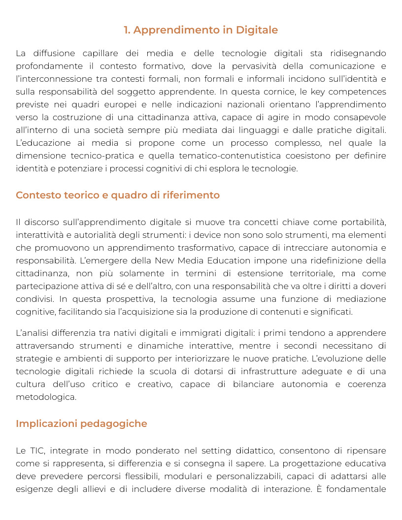 Riassunto di Pedagogia e didattica nell'ecosistema formativo