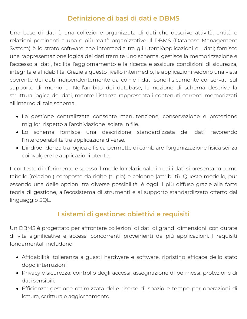 Riassunto di Prova di abilita' informatica - 0611306INF