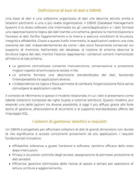 Riassunto di Prova di abilita' informatica - 0611306INF