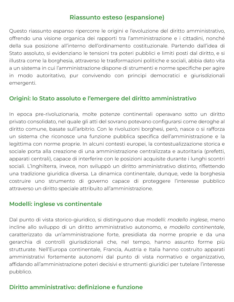 Riassunto di Diritto amministrativo sportivo
