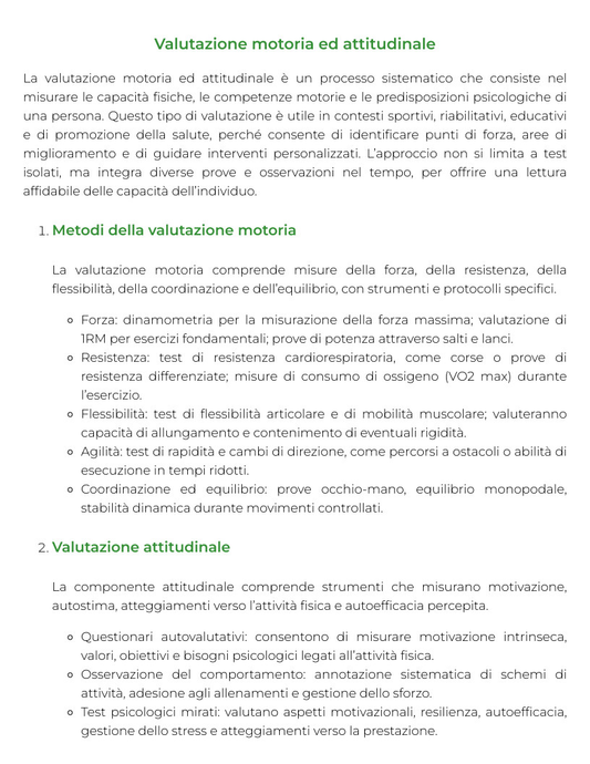 Riassunto di Metodi ed organizzazione di attivitˆ ludico-sportive