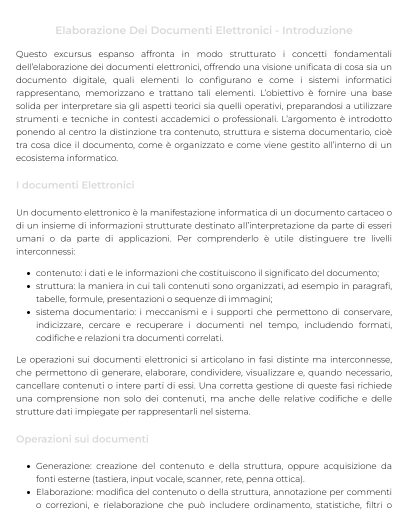 Riassunto di Informatica