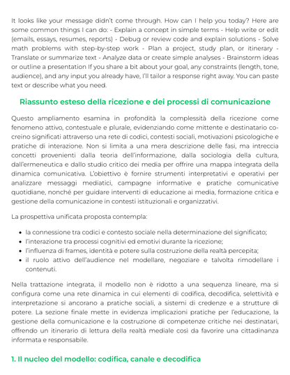 Riassunto di Teorie e tecniche della comunicazione di massa