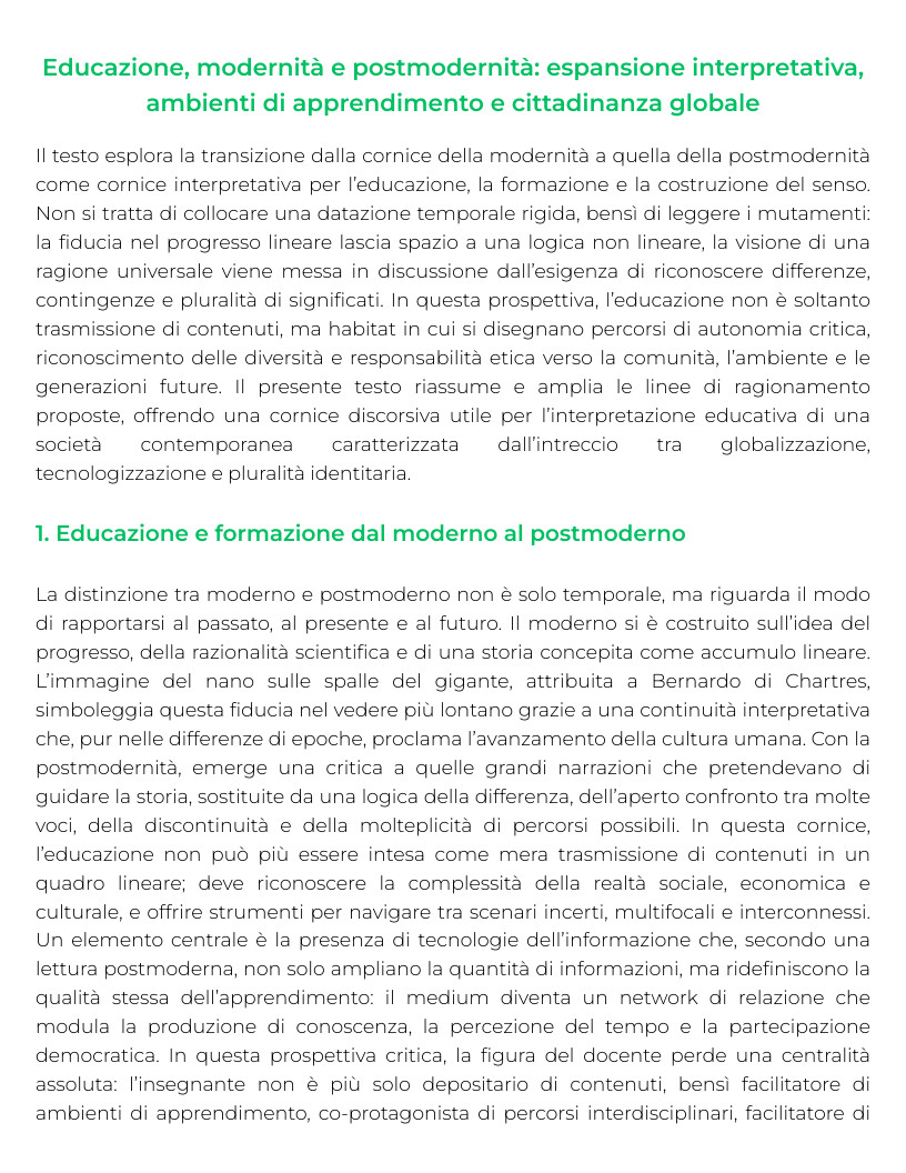 Riassunto di Tecnologie dell'istruzione e dell'apprendimento