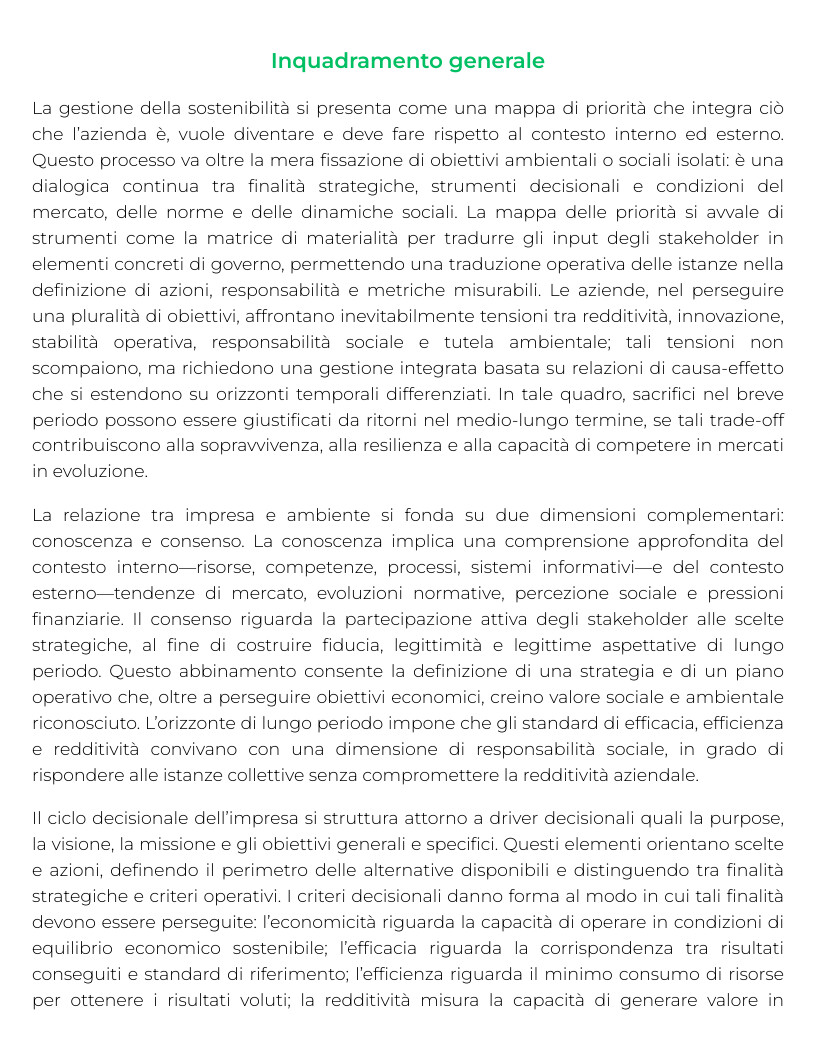 Riassunto di Management della sostenibilità nell'industria sportiva